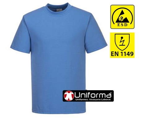 Camiseta Anti estática ESD Disipativa - PAS20