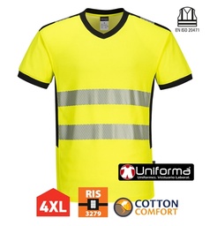 Camiseta Alta Visibilidad con cuello en V - PPW310