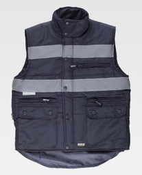 Chaleco Acolchado Bandas Reflectantes - TS3207