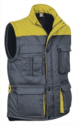 [VL1170] Chaleco Acolchado Combinado Bicolor - VL1170