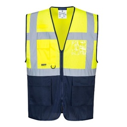 [PC377] Chaleco Transpirable Bicolor de Alta Visibilidad - PC377