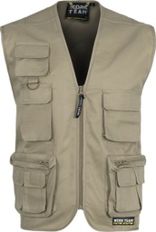 Chaleco Multibolsillos Tipo Safari -TS3100