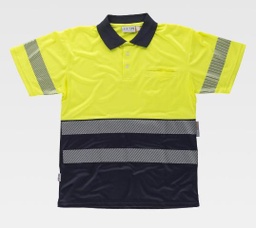 [TC3890] Polo Alta Visibilidad Bandas Discontinuas - TC3890