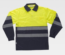 [TC3891] Polo Alta Visibilidad Manga larga Afelpado - TC3891
