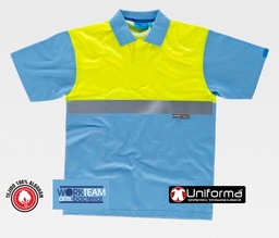 [TC3441] Polo Bicolor Anti-bacterias - TC3441