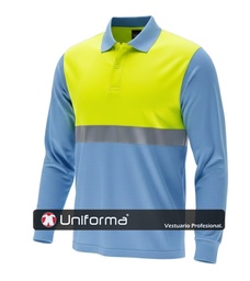 [TC3443] Polo Anti bacterias con Reflectante y Alta Visibilidad - TC3443