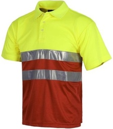 Polo Bicolor Manga Corta Alta Visibilidad - TC3860