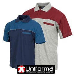 Polo Combinado Bicolor - TWF1855