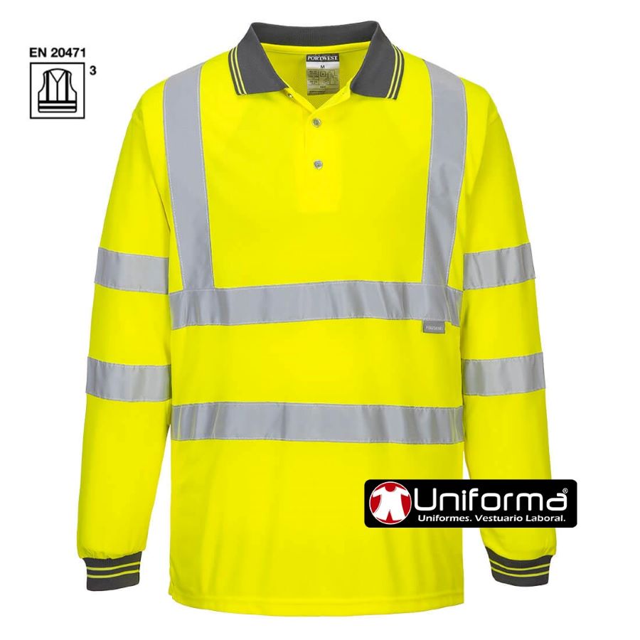 Polo Alta Visibilidad Tallas Grandes