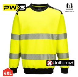 [PPW379] Sudadera Alta Visibilidad Cuello Redondo - PPW379