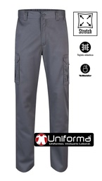 [V103002s] Pantalón Elástico Multibolsillos - V103002S