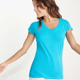 [ROLY VICTORIA 6646] Camiseta Cuello Pico Mujer - LY6646