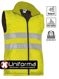 [VALENTO HIGHWAY] Chaleco Alta Visibilidad Acolchado Oxford - VL2650