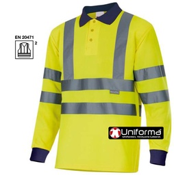 [V305503] Polo Manga Larga Alta Visibilidad Clase 2 - V305503