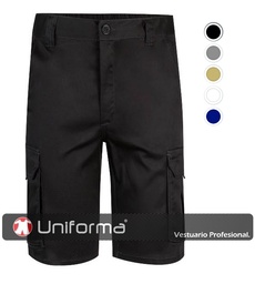 Pantalón Corto Bermuda Multibolsillos Elástica - V103009S
