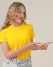 [HK2034] Camiseta Mujer Cuello Redondo - HK2034