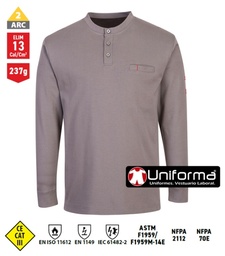 [PFR32] Camiseta Antiestática Resistente a la llama PFR32