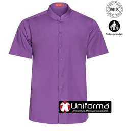 [RG927140] Camisa Cuello Mao Manga Corta - RG927140