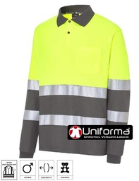 [MZ4754] Polo Alta Visibilidad Manga Larga MZ4754