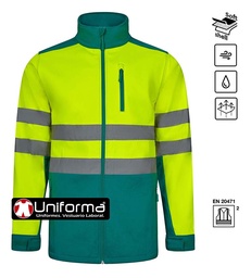 Chaqueta Softshell Bicolor Alta Visibilidad - V306006