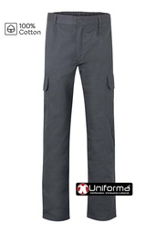 Pantalón de Trabajo 100% Algodón Ligero Multibolsillos - V103003