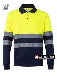 [V305507] Polo Manga Larga Reflectante - V305507