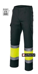 [V157] Pantalón Bicolor Alta Visibilidad Clase 1 - V157