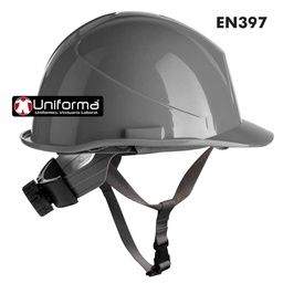 Pack 10 Cascos HDPE con ajuste de rosca y barboquejo - SF80530