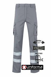 Pantalón Elástico con Bandas Reflectantes - V103014S