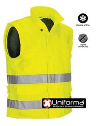 [Valento Anchorage] Chaleco Acolchado Alta visibilidad Sarga - VL2725