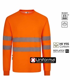 Camiseta Alta Visibilidad Manga Larga con Algodón - V305618