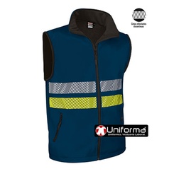 Chaleco Cortavientos con Bandas Reflectantes - VL1046AV