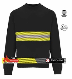 Sudadera Algodón Banda Reflectante Bicolor - UN308