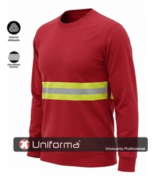 Sudadera de Trabajo con Banda Reflectante Bicolor Segmentada - UN3280