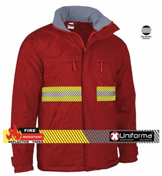 [UN1740] Parka Rip-Stop con Banda Reflectante Bicolor - UN1740