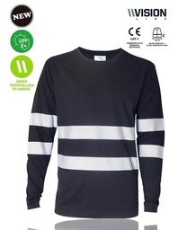 Camiseta Manga Larga Algodón Reflectantes - AN18004