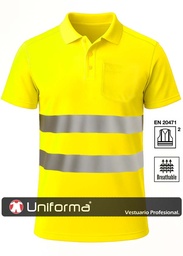 [PR5560] Polo Alta Visibilidad Clase 2 - PR5560