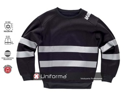 [TC9043] Sudadera Cuello Redondo con Cintas Reflectantes - TC9043