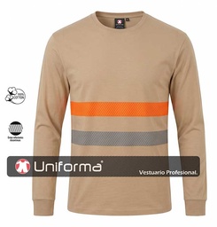 Camiseta Manga Larga con Puños con Bandas segmentadas - UN1204