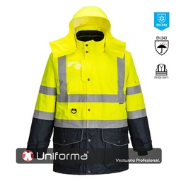 [PS426] Parka Desmontable 7 en 1 Bicolor - PS426