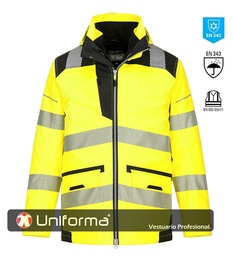 [PPW367] Chaqueta transpirable 5 en 1 de alta visibilidad - PPW367