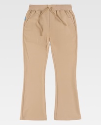 [TB9522] Pantalón de mujer, de campana con tejido elástico - TB9522